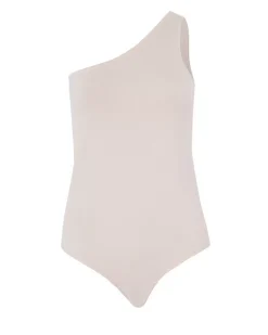 Kujten Body>Asymmetrical Woman Cashmere Body Vieux Rose