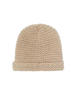 Kujten Baby>Baby Cashmere Beanie Beige Chine