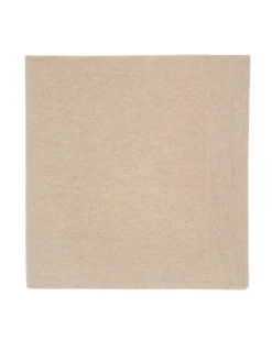 Kujten Baby>Baby Plain Cashmere Blanket Beige Chine