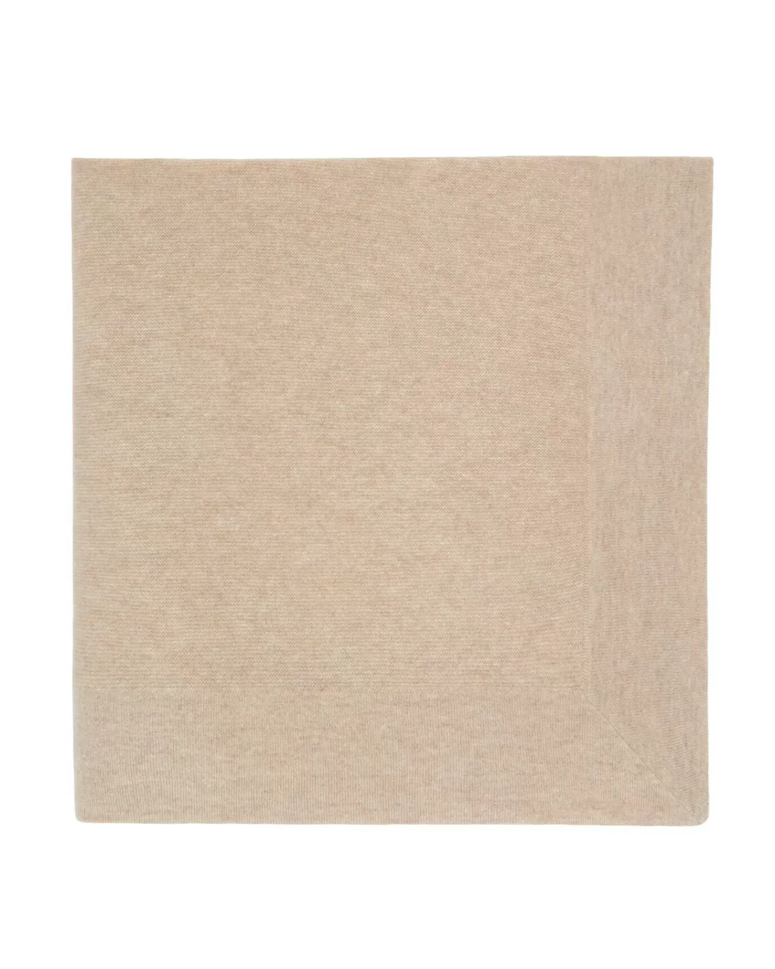 Kujten Baby>Baby Plain Cashmere Blanket Beige Chine