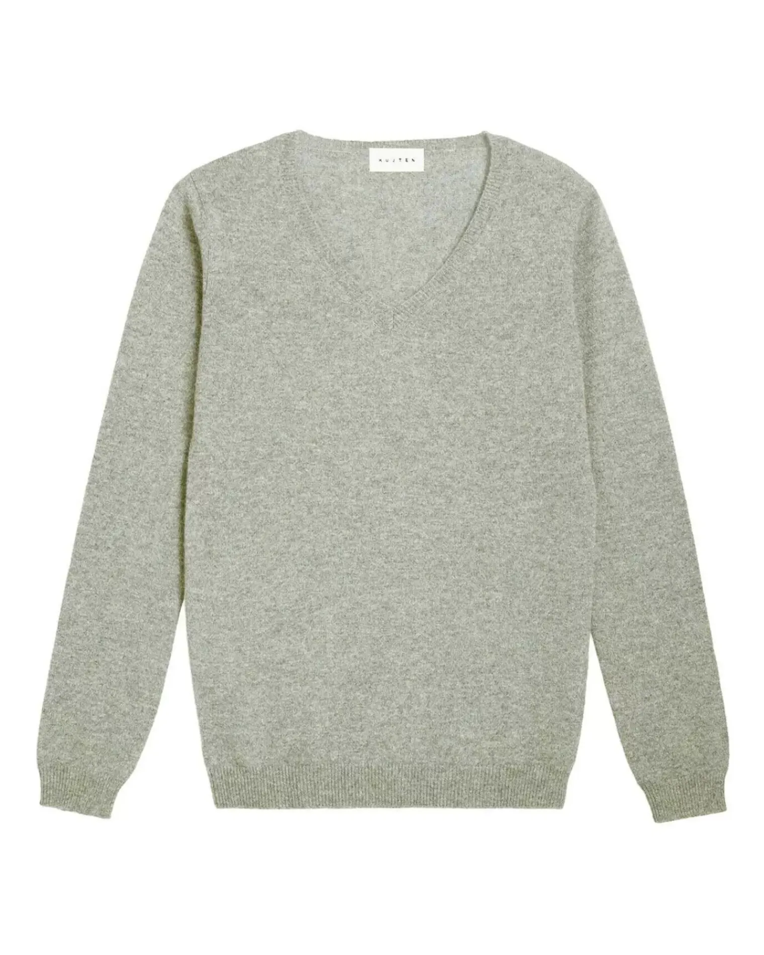 Kujten Sweaters & Sweatshirts>Basic Long Sleeves Cashmere Sweater Vert Suzy