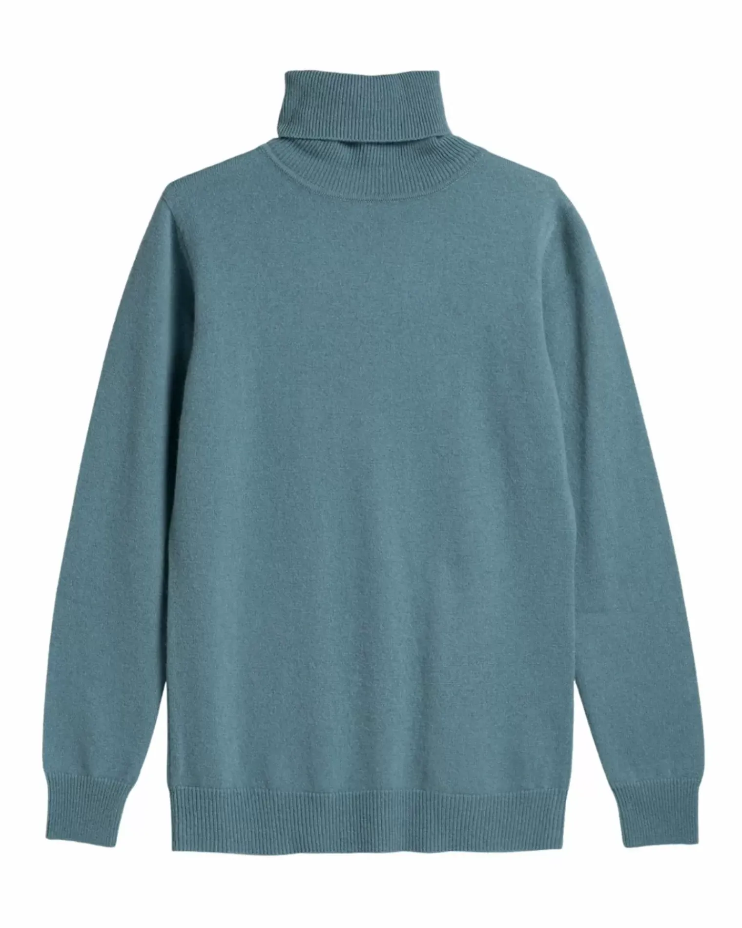 Kujten Sweaters & Sweatshirts>Basic Turtleneck 100% Cashmere Sweater Vert D'Eau