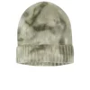 Kujten Hats & Headbands>Bleach Cashmere Beanie Kaki Fonce