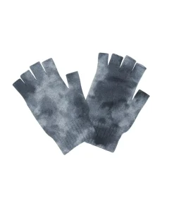 Kujten Gloves & Mittens>Bleached Short Cashmere Mittens Gris Flanelle