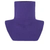 Kujten Scarves & Snoods>Cardigan Stitch Cashmere Snood, 6-Threads Deep Purple