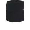 Kujten Scarves & Snoods>Cardigan Stitch Cashmere Snood, 16-Thread Noir