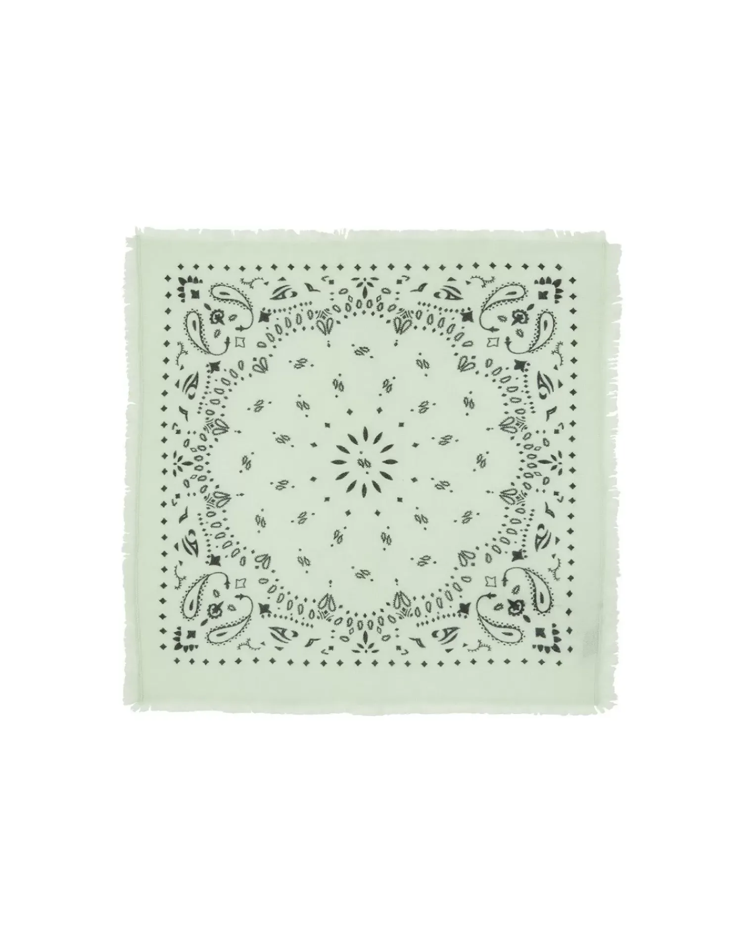 Kujten Scarves & Snoods>Cashmere Bandana Jade