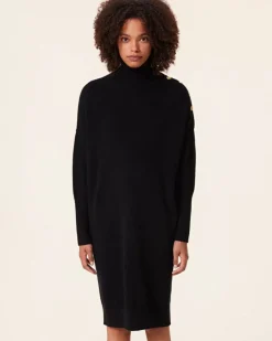 Kujten Dresses & Skirts>Cashmere Dress, 4-Threads Noir