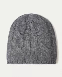 Kujten Hats & Headbands>Cashmere Hat Gris Flanelle