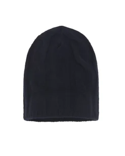 Kujten Hats & Headbands>Cashmere Hat, 8-Threads Bleu Marine Fonce