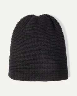 Kujten Hats & Headbands>Cashmere Hat, 12-Threads Noir