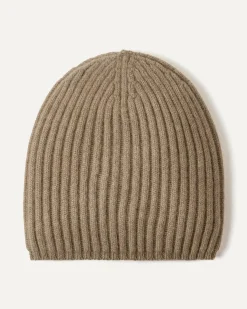 Kujten Hats & Headbands>Cashmere Hat, 6-Threads Kaki Chine