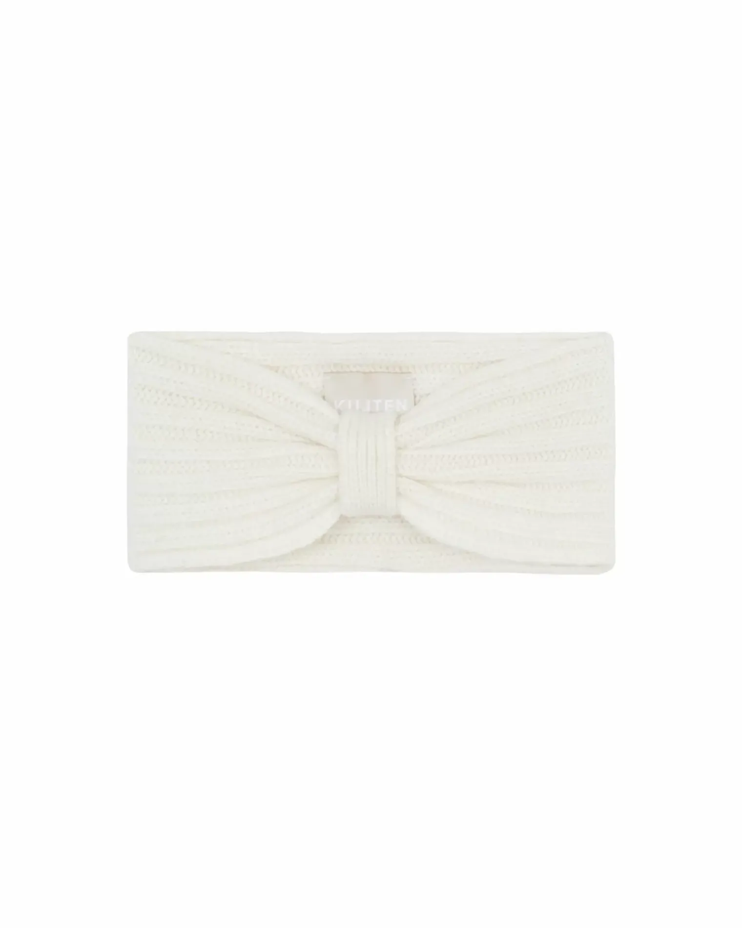 Kujten Hats & Headbands>Cashmere Headband, 10-Threads Blanc