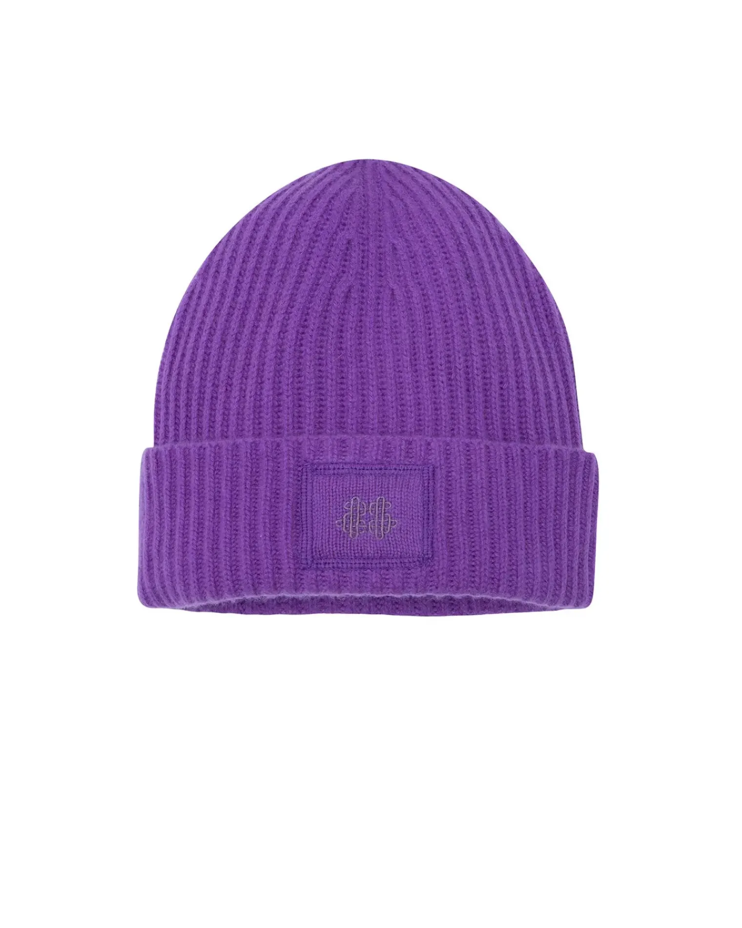 Kujten Hats & Headbands>Cashmere Logo Hat Violet