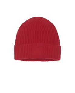 Kujten Hats & Headbands>Cashmere Logo Hat Rouge Tomato