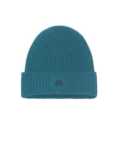 Kujten Hats & Headbands>Cashmere Logo Hat, 6-Threads Vert Perroquet