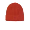 Kujten Hats & Headbands>Cashmere Logo Hat, 6-Threads Orange Rosso