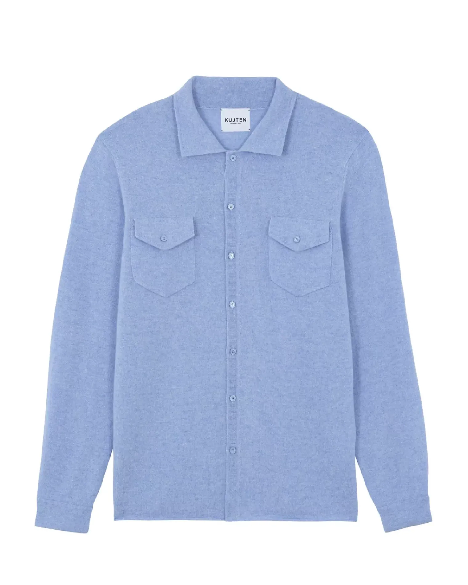 Kujten Jackets & Vests>Cashmere Long Sleeves Cardigan Bleu Jeans