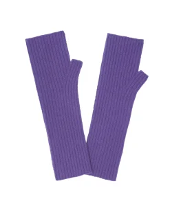 Kujten Gloves & Mittens>Cashmere Mittens Violet