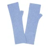 Kujten Gloves & Mittens>Cashmere Mittens Bleu Jeans