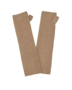 Kujten Gloves & Mittens>Cashmere Mittens Camelo