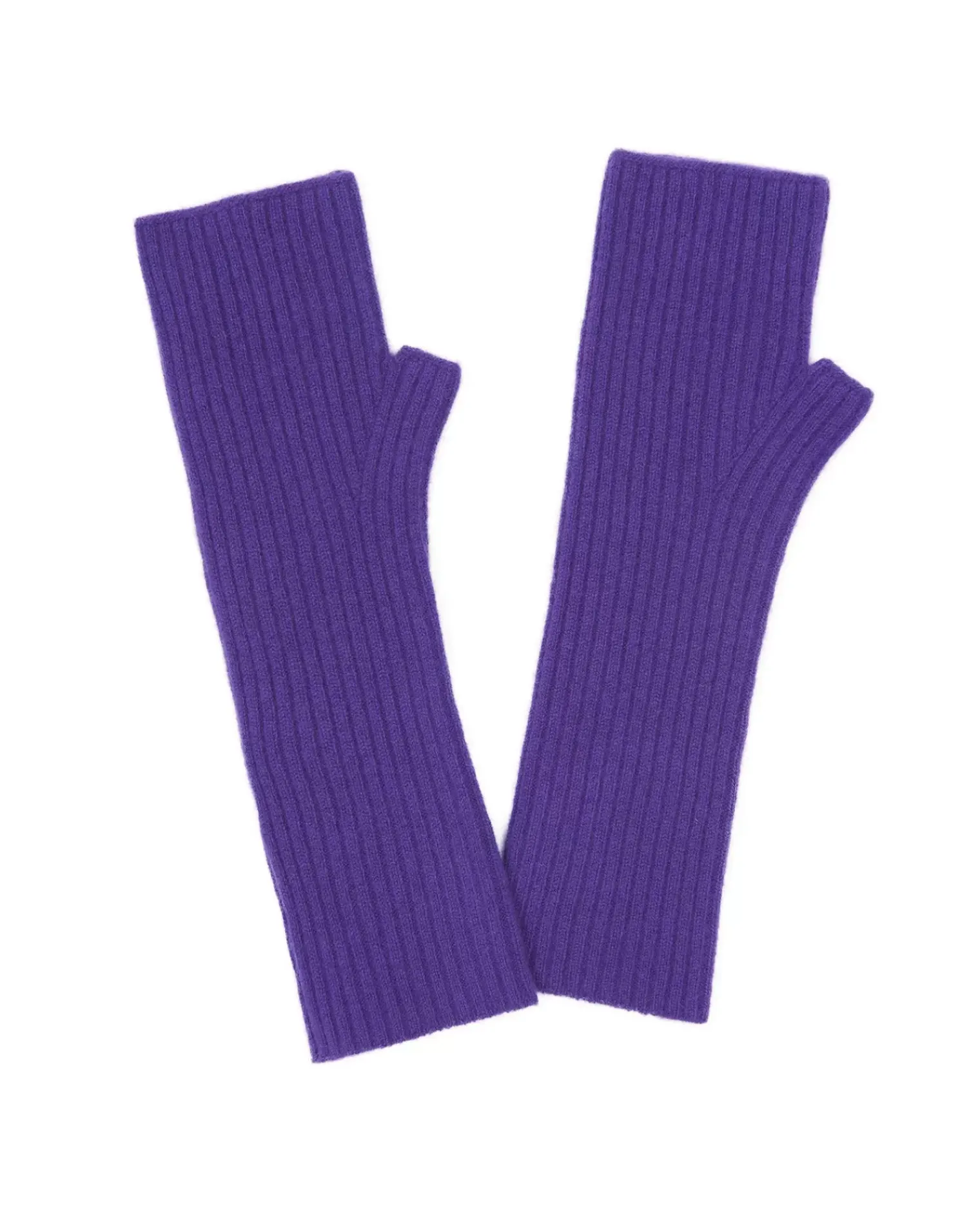 Kujten Gloves & Mittens>Cashmere Mittens, 2-Threads Deep Purple