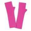 Kujten Gloves & Mittens>Cashmere Mittens, 2-Threads Rose Neon