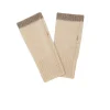 Kujten Gloves & Mittens>Cashmere Mittens With Contrasting Edge Organique