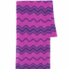 Kujten Scarves & Snoods>Cashmere Scarf Violet Fluo