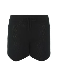 Kujten Pants & Shorts>Cashmere Shorts Noir