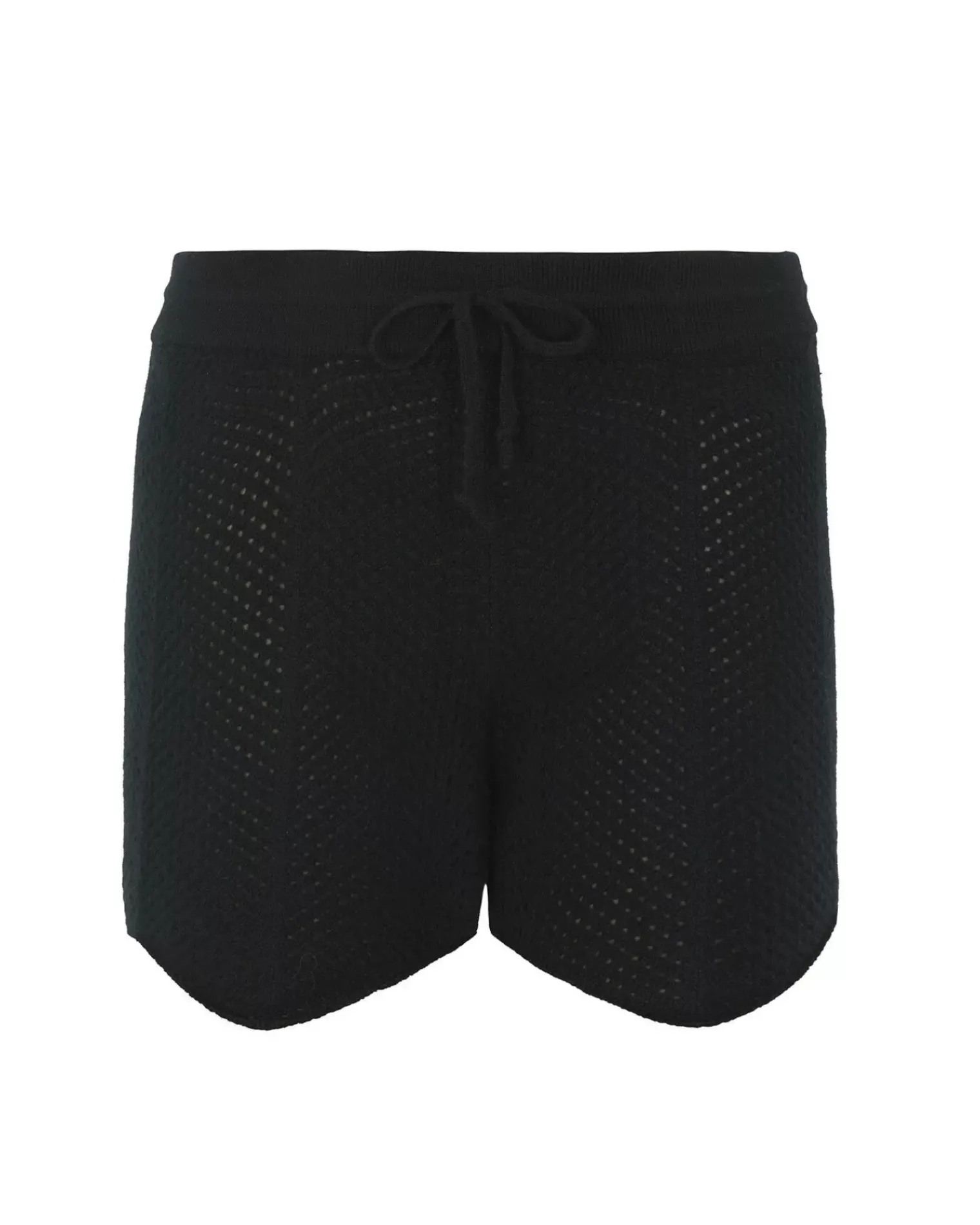Kujten Pants & Shorts>Cashmere Shorts Noir
