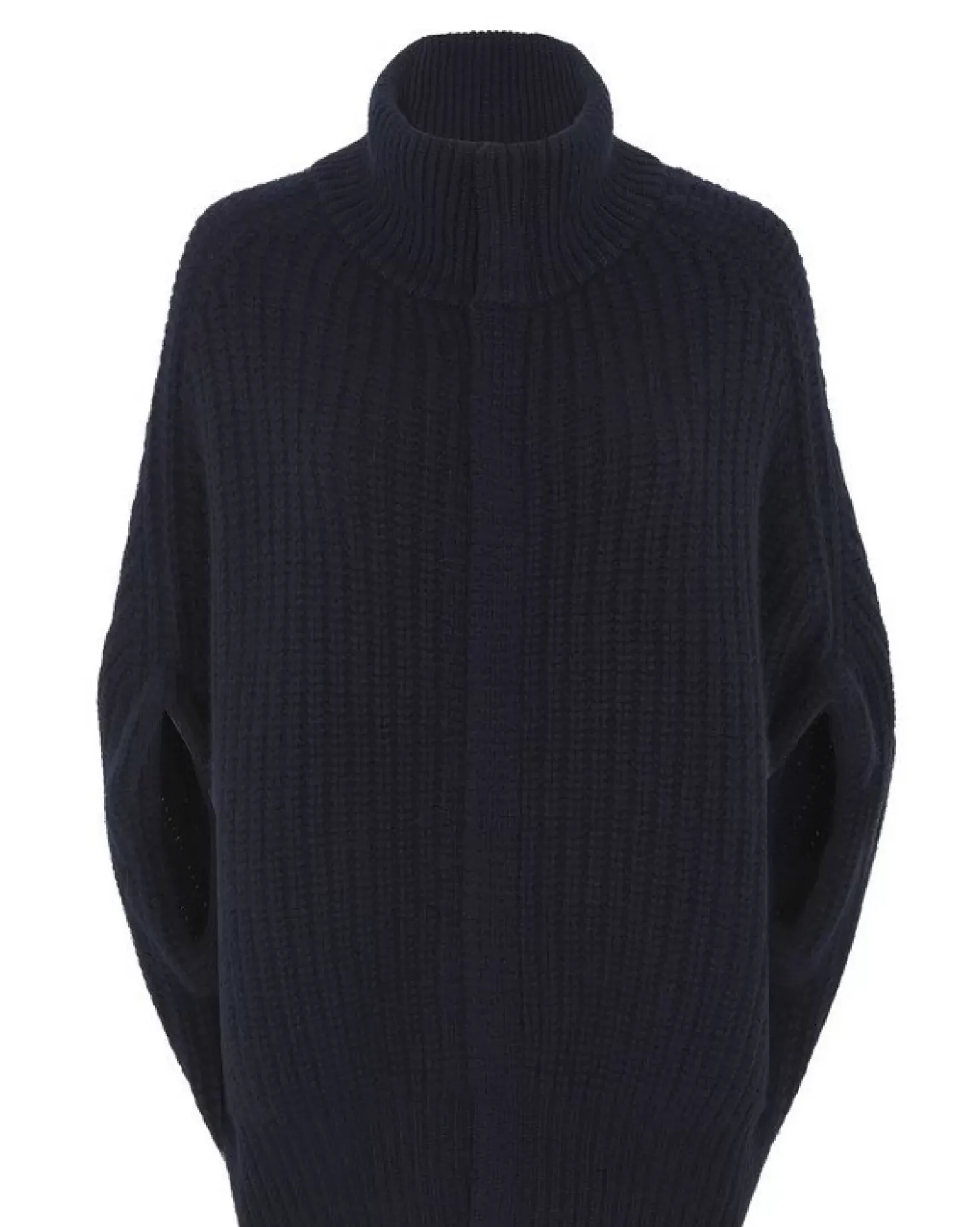 Kujten Jackets & Vests>Cashmere Sleeveless Zipped Jacket Bleu Marine Fonce