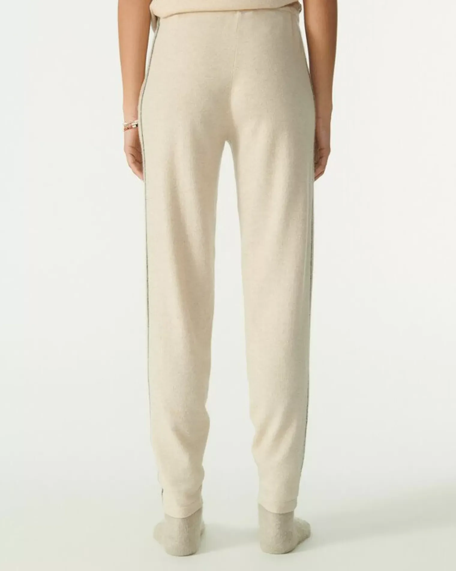 Kujten Joggings & Leggings>Cashmere Smoking Stripped Jogging Organique