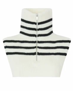 Kujten Scarves & Snoods>Cashmere Snood Blanc Vintage