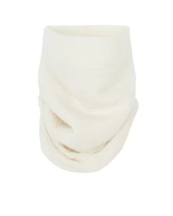 Kujten Scarves & Snoods>Cashmere Snood, 4-Threads Blanc