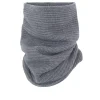 Kujten Scarves & Snoods>Cashmere Snood, 4-Threads Gris Flanelle