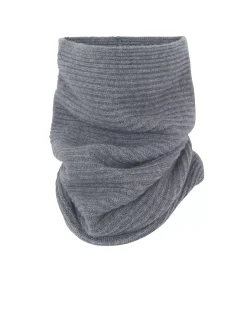 Kujten Scarves & Snoods>Cashmere Snood, 4-Threads Gris Flanelle