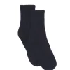 Kujten Socks & Leg Warmers>Cashmere Socks, 4-Threads Bleu Marine Fonce