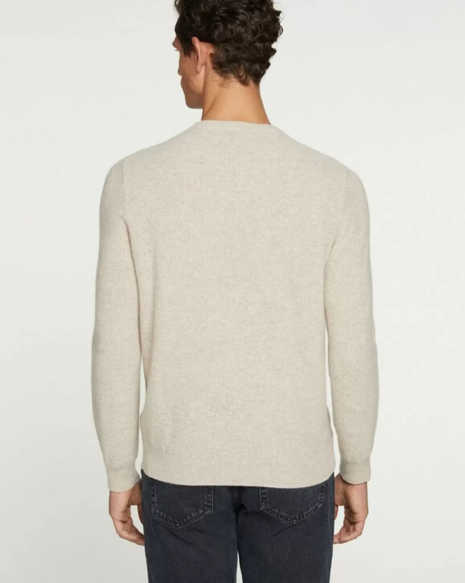 Kujten Sweaters & Sweatshirts>Cashmere Sweater Round Neck Long Sleeves Avoine