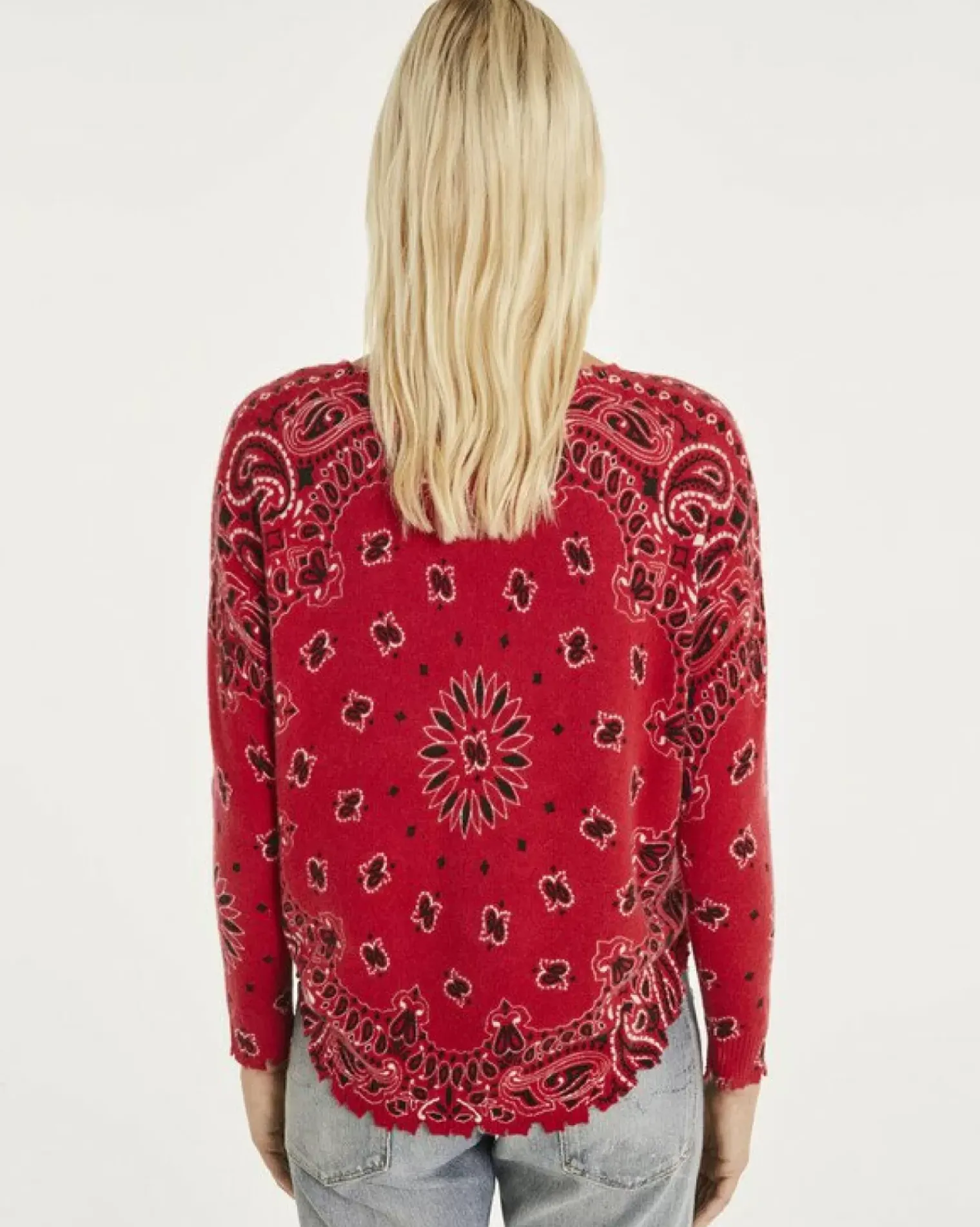 Kujten Sweaters & Sweatshirts>Cashmere Sweater With Round Neck, 2-Threads Rouge