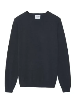 Kujten Sweaters & Sweatshirts>Cashmere Sweatshirt With Contrast Seams Ocean