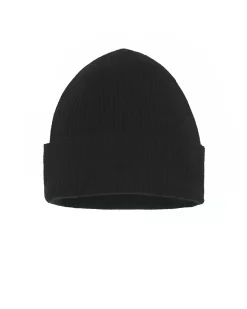 Kujten Hats & Headbands>Cuffed Beanie, 2-Threads Noir