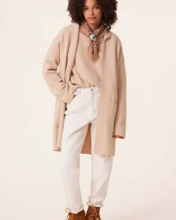 Kujten Coats>Double Sided Long Cashmere Blazer Jacket, 2-Threads Organique