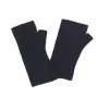 Kujten Gloves & Mittens>Flat Rib Cashmere Mittens, 2-Threads Bleu Marine Fonce