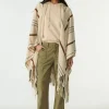 Kujten Capes & Ponchos>Fringed Cashmere Cape Organique