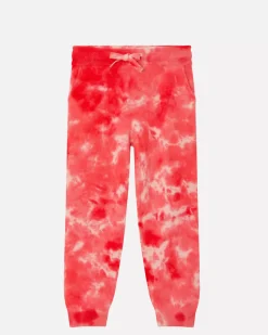Kujten Joggings>Kids Tie & Dye Cashmere Jogging Rose