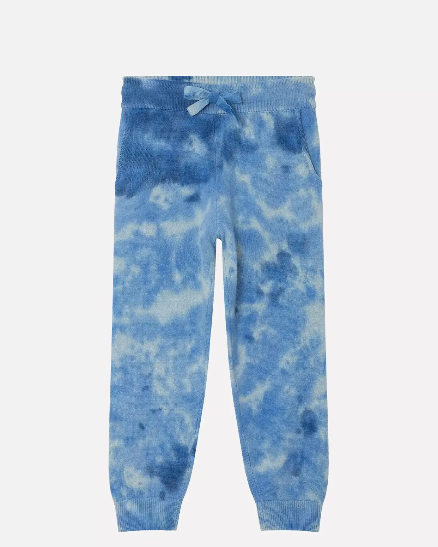 Kujten Joggings>Kids Tie & Dye Cashmere Jogging Bleu