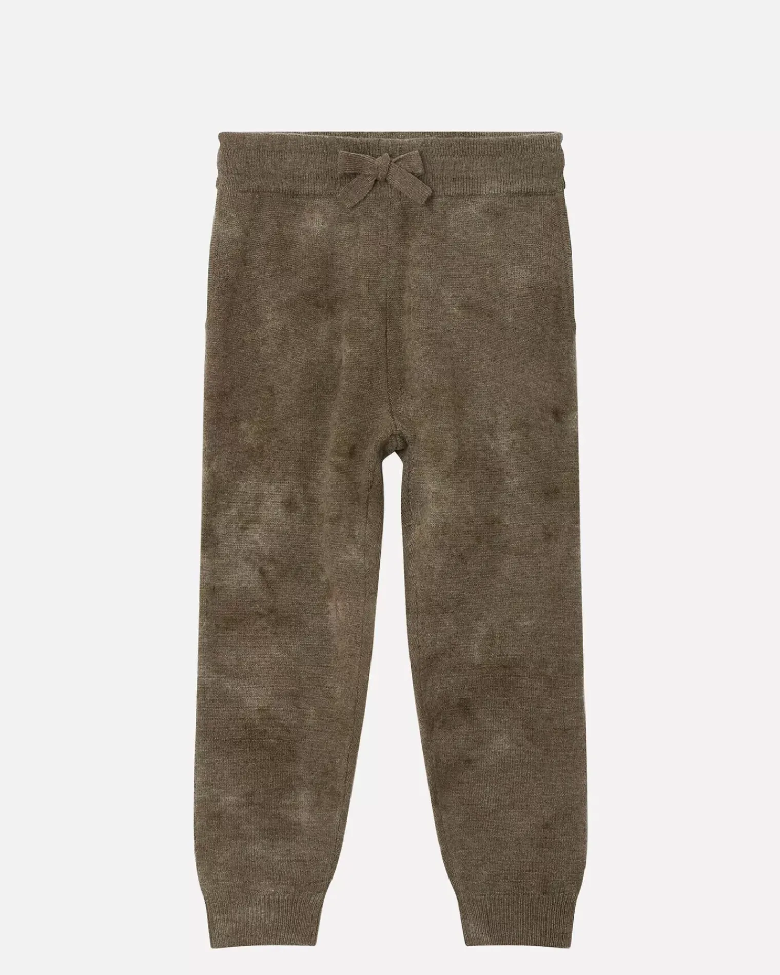 Kujten Joggings>Kids Tie & Dye Cashmere Jogging Kaki Chine