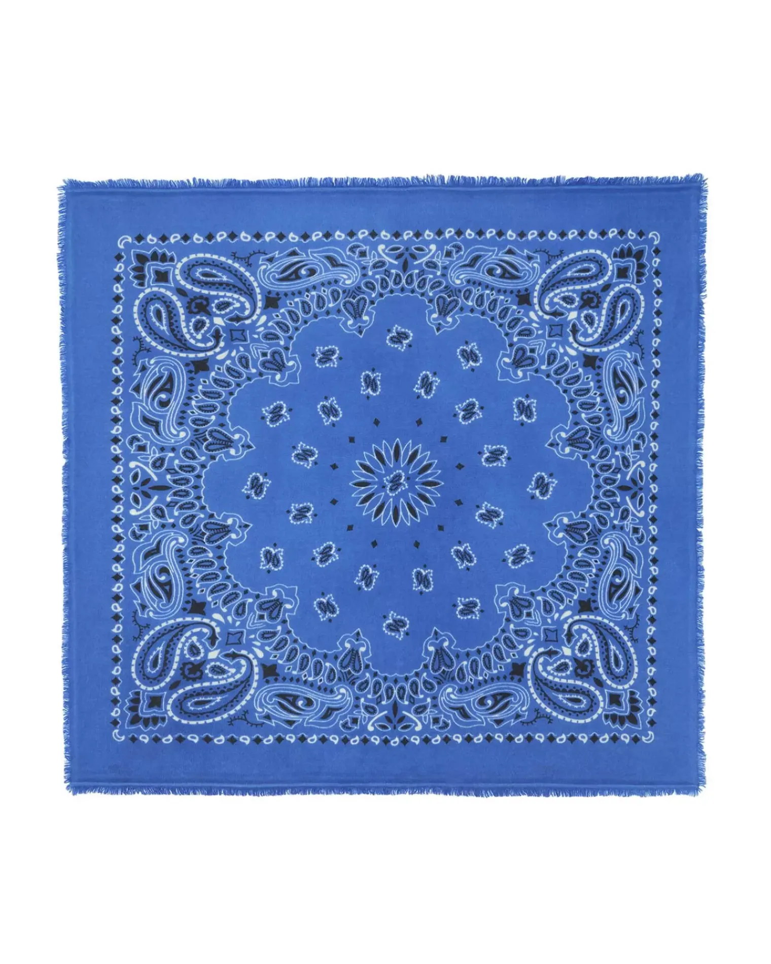 Kujten Scarves & Snoods>Large Cashmere Bandana Deep Kabalos