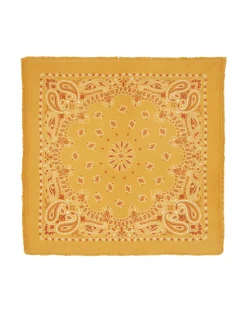 Kujten Scarves & Snoods>Large Cashmere Bandana Marzipan